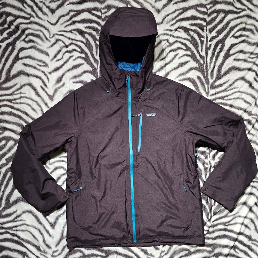 New Patagonia Insulated Powder Town ski snowboard jacket XL men's Plum/Obsidian